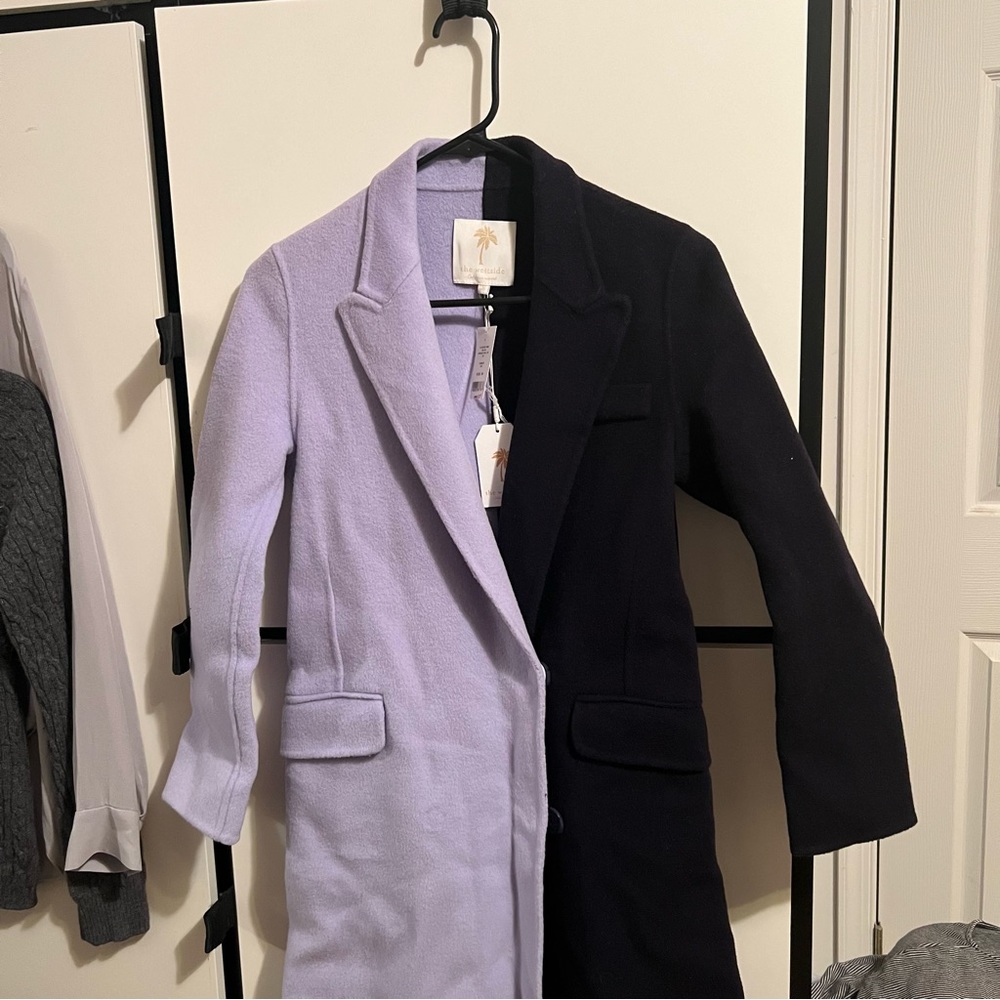 NWT The Westside colorblock wool coat